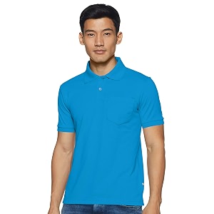 rupa bumchums men super combed cotton solid half sleeve club collar polo regular fit t-shirt with chest pocket