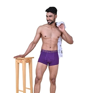 Rupa Colors Solid Trunk for Men Cotton