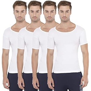 Rupa Mens Cotton Solid Regular Fit Vest