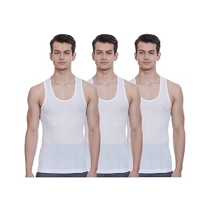 Rupa Men Jon WH RN VST White