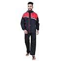 Rupa Mens Rupa Rainwear for Men, Waterproof Nylon Blended Rain Jacket with Pants and Carry Bag, Pack of 1