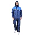 Rupa Mens Rupa Rainwear for Men, Waterproof Nylon Blended Rain Jacket with Pants and Carry Bag, Pack of 1