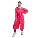 Rupa Rainsuit Women Waterproof PVC Raincoat with Hood &amp; Carry Bag | Lightweight Rainwear for Women with Front Zip | Solid Color | Standard Length | Pack of 1