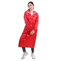 Rupa Rainsuit Women Waterproof PVC Raincoat with Hood &amp; Carry Bag | Lightweight Rainwear for Women with Front Zip | Solid Color | Standard Length | Pack of 1