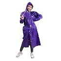 Rupa Rainsuit Women Waterproof PVC Raincoat with Hood &amp; Carry Bag | Lightweight Rainwear for Women with Front Zip | Solid Color | Standard Length | Pack of 1