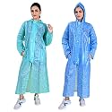 Rupa Rainwear For Women, Waterproof PVC Rain Standard Length Jacket With Carry Bag, Petals Design, Pack of 1, Rain Jacket With Carry Bag, Petals Design, Pack Of 1, Assorted