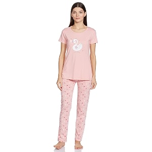 Rupa Womens Cotton Solid Pajama Set