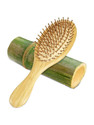 RURI Bamboo wooden Paddle hair brush for men women