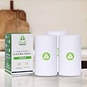 RUSABL Organic Kitchen Towel Roll for Cleaning, Reusable Cleaning Bamboo Cloth, No Tree Paper Towels, Eco-friendly and Biodegradable (50 Sheets)