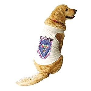 ruse summer dog t-shirt rockstar loin printed pets round neck sleeveless vest tankteesapparelclothes for dogs ecrusmall apso shih tzu etc