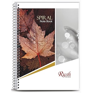 rush note books a4 size spiral notebook unruled pack of 3 400 pages  unruled spiral note books