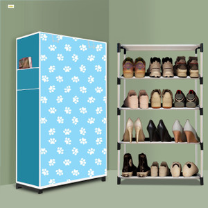 RUSHIL WERE Metal Plastic Shoe Stand