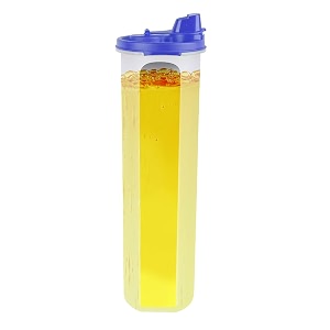 plastic air-tight amp leak proof anti microbial oil pourer for kitchen oil jars  oil bottle  dispenser  oil container vinegar  olive amp refined oils  easy flow bpa free  black 1100 ml