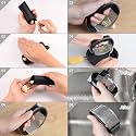 Stainless Steel Garlic Presser |Garlic Press Crusher for Kitchen |Garlic Crusher for Kitchen |Ginger Presser for Kitchen (Silver Black)