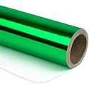 RUSPEPA Green Metallic Wrapping Paper - Solid