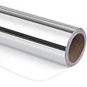 RUSPEPA Silver Metallic Wrapping Paper - Solid