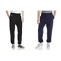 Russell Athletic Men's Dri Power Fleece Elastic Bottom Sweatpants, Relaxed Fit, Moisture Wicking, with or Without Pockets