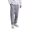 Russell Athletic Men's Dri Power Fleece Elastic Bottom Sweatpants, Relaxed Fit, Moisture Wicking, with or Without Pockets