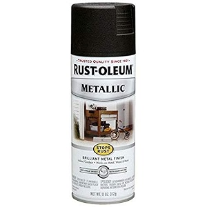 rust-oleum 248636 stops rust outdoor metallic finish spray paint oil rubbed bronze 312 grams