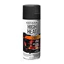 Rust-Oleum 248903 Automotive High Heat Coating Spray Paint Resistance up to 2000°F (1093° C), Flat Black, (340 grams/Can)