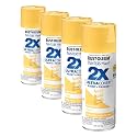 Rust-Oleum 249091 Painter's Touch 2X Ultra Cover Spray Paint, 12 oz, Gloss Warm Yellow (Pack of 4)