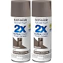 Rust-Oleum 249857 Painter's Touch 2X Ultra Cover Spray Paint, 12 oz, Satin London Gray (Pack of 2)
