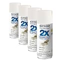 Rust-Oleum 249860 Painter's Touch 2X Ultra Cover Spray Paint, 12 oz, Semi-Gloss Ivory Bisque (Pack of 4)