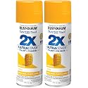 Rust-Oleum 249862 Painter's Touch 2X Ultra Cover Spray Paint, 12 oz, Gloss Marigold (Pack of 2)