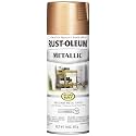 Rust-Oleum 286564 Stops Rust Outdoor Vintage Metallic Finish Spray Paint (Rose Gold, 312 grams)