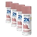 Rust-Oleum 299887 Painter's Touch 2X Ultra Cover Spray Paint, 12 oz, Satin Vintage Blush (Pack of 4)