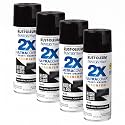 Rust-Oleum 331172 Painter's Touch 2X Ultra Cover Spray Paint, 12 oz, High Gloss Black (Pack of 4)