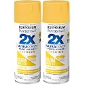 Rust-Oleum 331186 Painter's Touch 2X Ultra Cover Spray Paint, 12 oz, Ultra Matte Golden Leaf (Pack of 2)