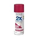 Rust-Oleum 331190 Painter's Touch 2X Ultra Cover Spray Paint, 12 oz, Ultra Matte Red Currant