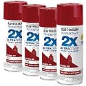 Rust-Oleum 334030 Painter's Touch 2X Ultra Cover Spray Paint, 12 oz, Gloss Colonial Red (Pack of 4)