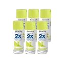 Rust-Oleum 334036-6PK Painter's Touch 2X Ultra Cover Spray Paint, 12 oz, Gloss Key Lime, 6 Pack