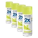 Rust-Oleum 334036 Painter's Touch 2X Ultra Cover Spray Paint, 12 oz, Gloss Key Lime (Pack of 4)