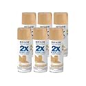 Rust-Oleum 334037-6PK Painter's Touch 2X Ultra Cover Spray Paint, 12 oz, Gloss Khaki, 6 Pack