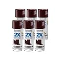 Rust-Oleum 334038-6PK Painter's Touch 2X Ultra Cover Spray Paint, 12 oz, Gloss Kona Brown, 6 Pack