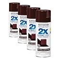 Rust-Oleum 334038 Painter's Touch 2X Ultra Cover Spray Paint, 12 oz, Gloss Kona Brown (Pack of 4)