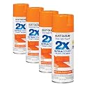 Rust-Oleum 334043 Painter's Touch 2X Ultra Cover Spray Paint, 12 oz, Gloss Real Orange (Pack of 4)