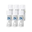 Rust-Oleum 334048-6PK Painter's Touch 2X Ultra Cover Spray Paint, 12 oz, Gloss White, 6 Pack