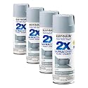 Rust-Oleum 334049 Painter's Touch 2X Ultra Cover Spray Paint, 12 oz, Gloss Winter Gray (Pack of 4)