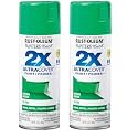 Rust-Oleum 334055 Painter's Touch 2X Ultra Cover Spray Paint, 12 oz, Gloss Spring Green (Pack of 2)
