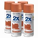 Rust-Oleum 334061 Painter's Touch 2X Ultra Cover Spray Paint, 12 oz, Satin Cinnamon (Pack of 4)