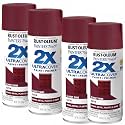 Rust-Oleum 334062 Painter's Touch 2X Ultra Cover Spray Paint, 12 oz, Satin Claret Wine (Pack of 4)