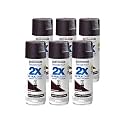 Rust-Oleum 334064-6PK Painter's Touch 2X Ultra Cover Spray Paint, 12 oz, Satin Dark Walnut, 6 Pack