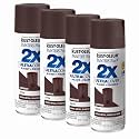 Rust-Oleum 334066 Painter's Touch 2X Ultra Cover Spray Paint, 12 oz, Satin Espresso (Pack of 4)
