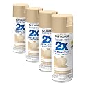 Rust-Oleum 334067 Painter's Touch 2X Ultra Cover Spray Paint, 12 oz, Satin Fossil (Pack of 4)