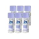 Rust-Oleum 334068-6PK Painter's Touch 2X Ultra Cover Spray Paint, 12 oz, Satin French Lilac, 6 Pack