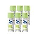 Rust-Oleum 334070-6PK Painter's Touch 2X Ultra Cover Spray Paint, 12 oz, Satin Green Apple, 6 Pack